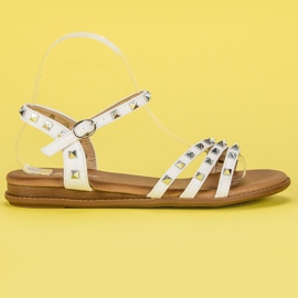 Renda Rock hvide sandaler