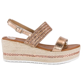 Seastar Kile espadriller gul flerfarvet lyserød