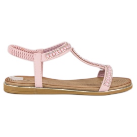 Juliet Pink flade sandaler lyserød