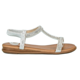 Renda Elegante slip-on sandaler grå