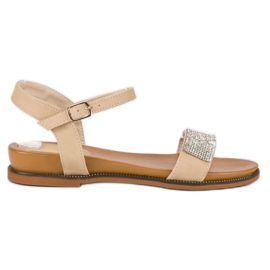 Renda Flade afslappede sandaler beige