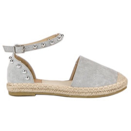 Bestelle Grå espadriller