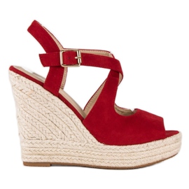 Kile espadriller rød