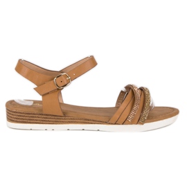 Primavera Afslappede flade sandaler brun