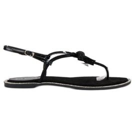 Via Giulia  Elegante japanske sandaler sort