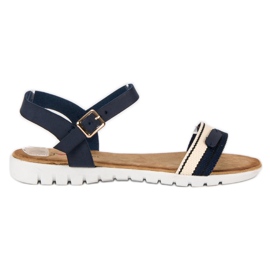 Top Shoes Casual damesandaler marine blå