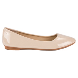 Diamantique Lakerede ballerinaer brun