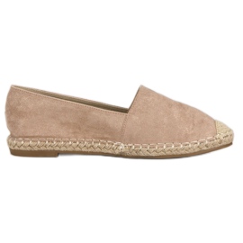 Best Shoes Beige ruskind espadriller