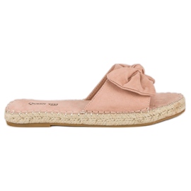 Queen Vivi Espadriller i ruskind lyserød