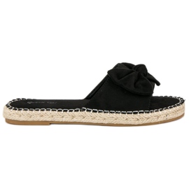 Queen Vivi Espadriller i ruskind sort