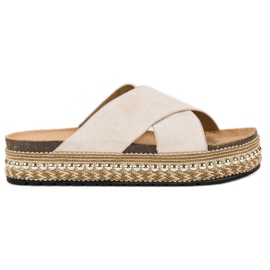 Bello Star Platform flip-flops brun