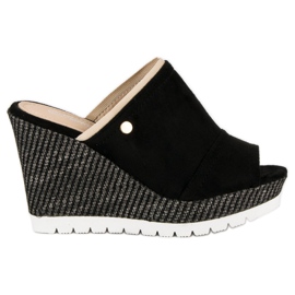 Primavera Kile-sandaler i ruskind sort