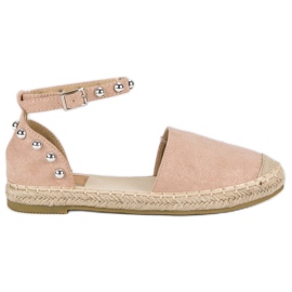 Bestelle Pudder espadriller lyserød