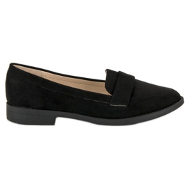 Small Swan Ruskind loafers sort