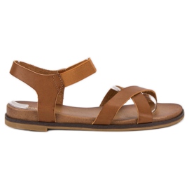 Brune damesandaler