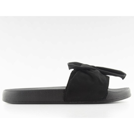 Flip-flops med ruskindremme ts168-9 sort