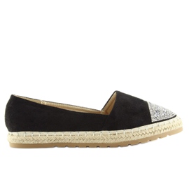 Sort espadriller til kvinder H8-102 Sort