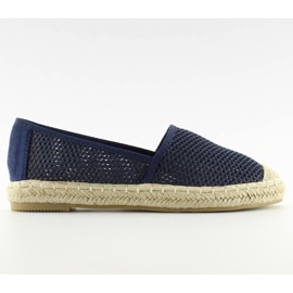 Marineblå mesh espadriller MB-6461 Blå marine blå