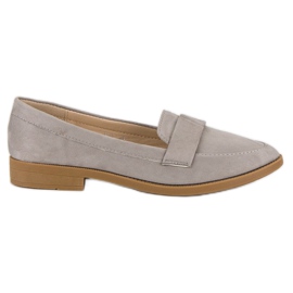 Small Swan Ruskind loafers grå