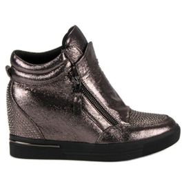 Stilfulde sneakers, sneakers flerfarvet
