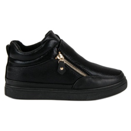 Lgm Sorte sneakers med lynlås