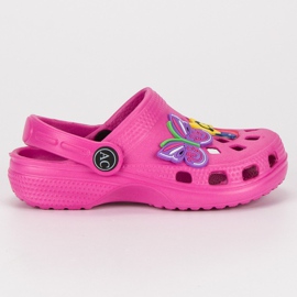 American Club Amerikanske gummi flip flops lyserød