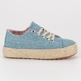 Kylie Børns sneakers Espadrilles blå flerfarvet