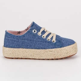 Kylie Børns sneakers Espadrilles blå