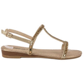 Bello Star Dame gyldne sandaler gylden