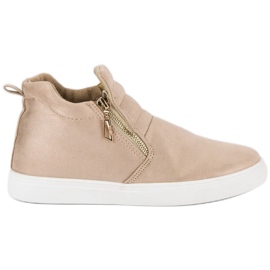 Suede Slip-On Sneakers brun
