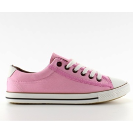 Dame sneakers fuld ansigt finish BL63 Pink lyserød