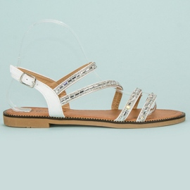 Girlhood Stilfulde hvide sandaler