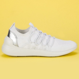 Kylie Tekstil Slip-On Sportssko hvid