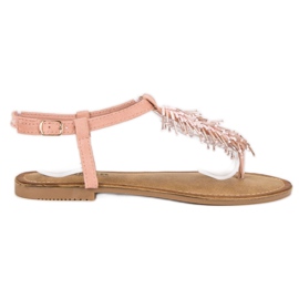 Comer Dekorative sandaler flip-flops lyserød