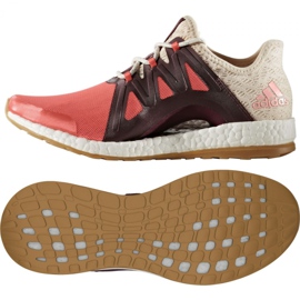 Løbesko adidas Pure Boost Xpose Clima W BB1739 rød flerfarvet