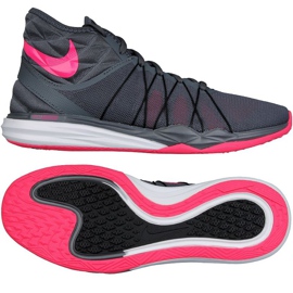 Nike Dual Fusion Tr Hit Mid W 852442-002 træningssko violet grå
