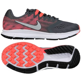 Nike Wmns Zoom Span 2 W løbesko grå lyserød