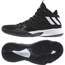 Basketballsko adidas Dual Threat 2017 M BY4182 sort