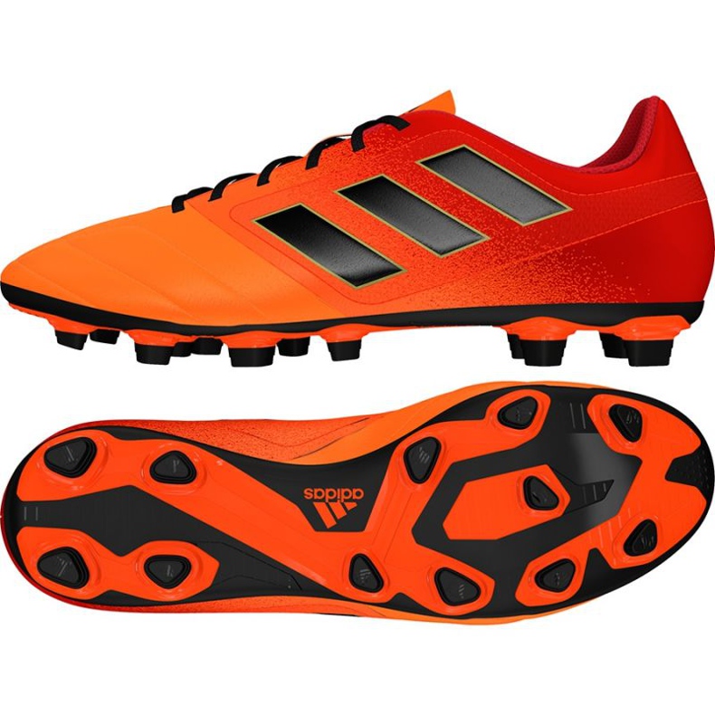 Adidas Ace 17.4 FxG M S77094 fodboldstøvler flerfarvet rød