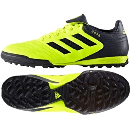 Adidas Copa Tango 17.3 Tf M BB6099 fodboldstøvler grøn sort