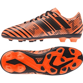Adidas Nemeziz 17.4 FxG Jr S82460 fodboldstøvler orange orange