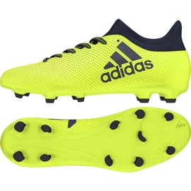 Adidas X 17.3 Fg M S82366 fodboldstøvler ns om ns bind y