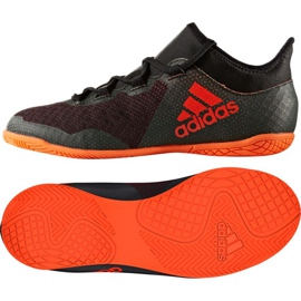 Adidas X Tango 17.3 In Jr CG3724 fodboldstøvler flerfarvet sort