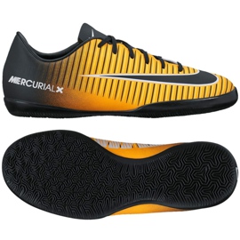 Nike MercurialX Victory Vi Ic Jr 831947-801 fodboldstøvler orange flerfarvet