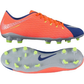 Nike Hypervenom Phelon Iii Fg M 852556-409 fodboldstøvler sort, lilla, orange orange