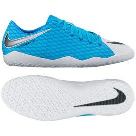 Indendørssko Nike HypervenomX Phelon III IC M 852563-104 blå
