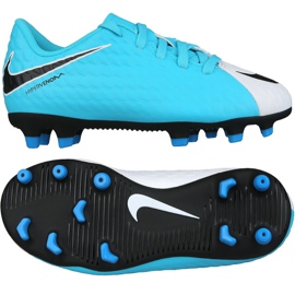 Fodboldstøvler Nike Hypervenom Phade Iii Fg Jr 852580-104 blå blå