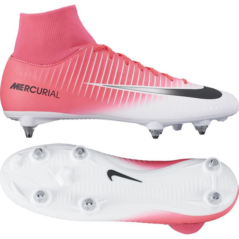 Nike Mercurial Victory VI DF SG M 903610-601 fodboldstøvler lyserød