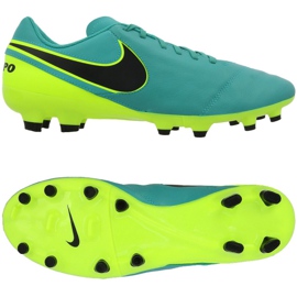 Nike Tiempo Genio Ii Fg M 819213-307 fodboldsko sort blå