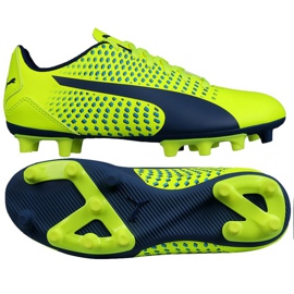 Puma Adreno Iii Fg Safety Junior 104049 10 fodboldstøvler gylden grøn